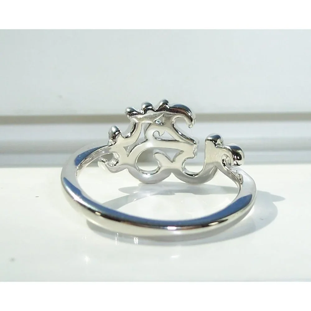 925 STERLING SILVER Om Symbol Ring - Picture 8 of 16